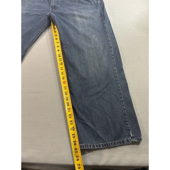 Levi’s 569 Loose Straight Jeans Mens 42x30 Blue Denim Baggy Fit Casual - Picture 7 of 13